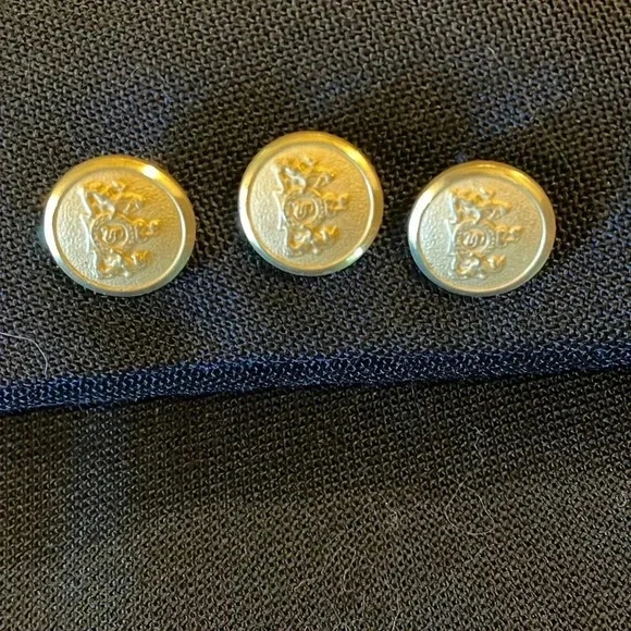 STAFFORD Mens 44R Black Blazer, Excellent Condition - Picture 3 of 6